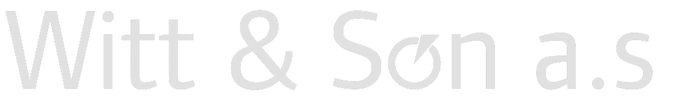 witt og søn logo